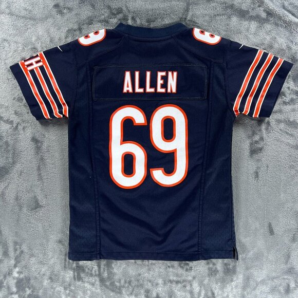 Nike Football Jersey Youth Boy S Vintage Chicago Bears #69 JARED ALLEN Team - Picture 2 of 11